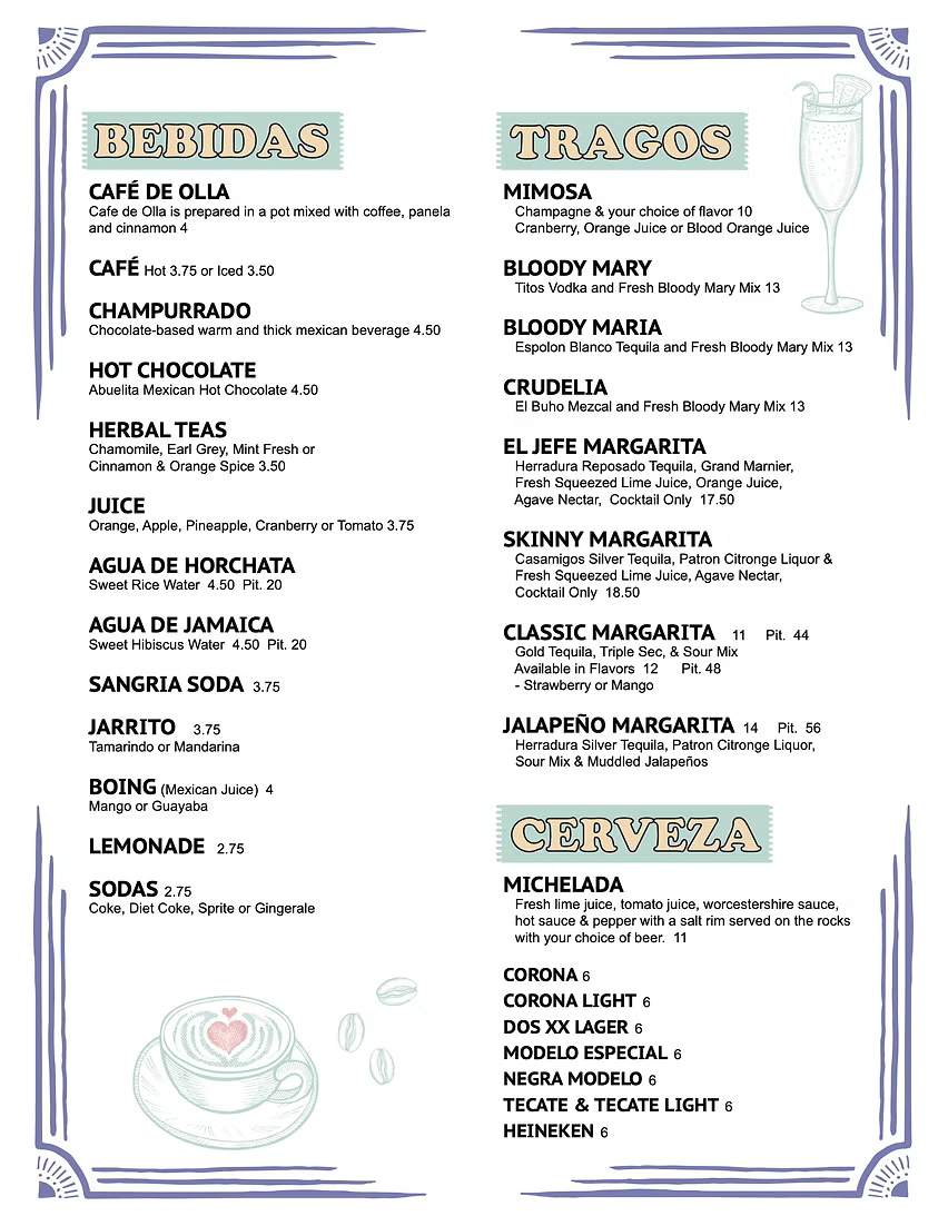 Lunch Menu